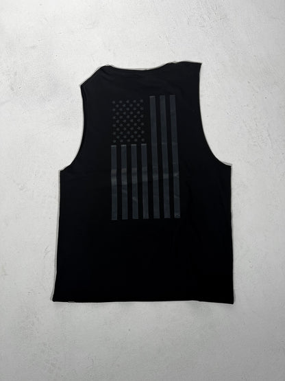 Black Athlete Flag Tank Top - Essentials Line